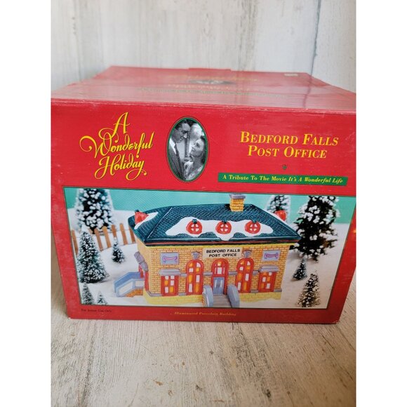Bedford falls post office Vintage village accessory xmas - Picture 7 of 7